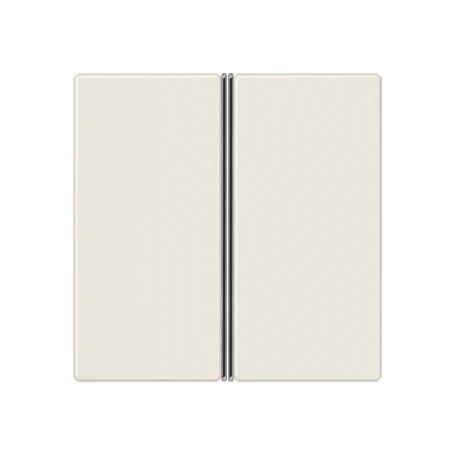 Cover kit 2-gang, F40, ivory