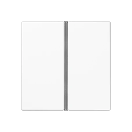 Cover kit 2-gang, F40, white