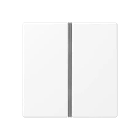 Cover kit 2-gang, F40, matt snow white