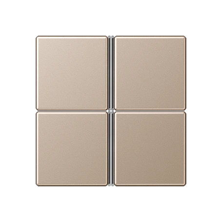 Cover kit 4-gang, F40, champagne