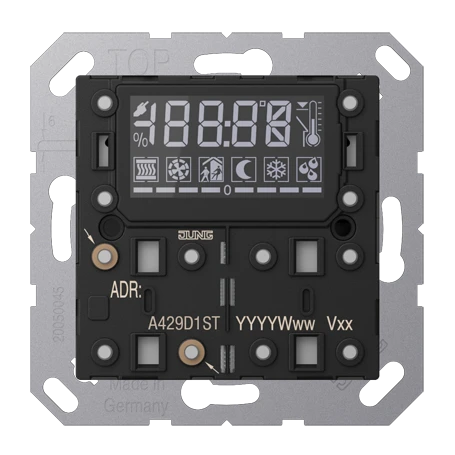 KNX room controller display module 3-gang, F40, Secure