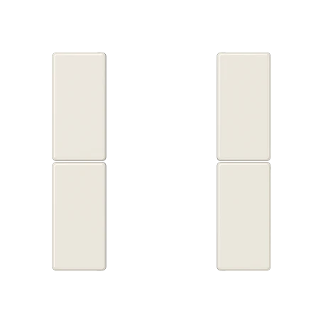 Cover kit 2-gang, F50, ivory