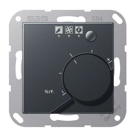 Humidistat, matt anthracite