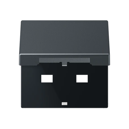 Hinged lid, for socket insert 521 G, matt anthracite
