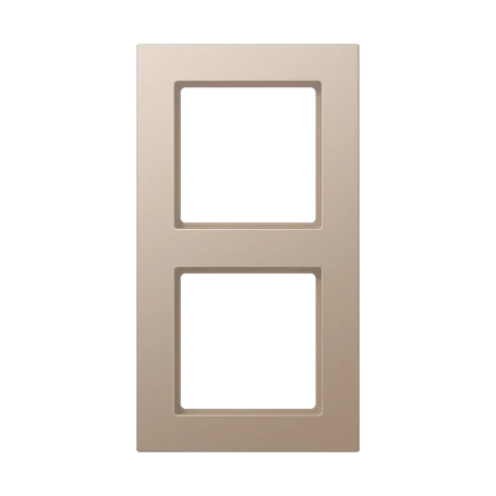 Frame 2-gang, champagne