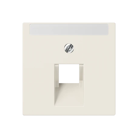 Centre plate for IAE/UAE sockets, 1 x 8-pole, ivory