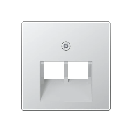 Abdeckung für IAE/UAE-Anschlussdosen, 2 x 8-polig, aluminium