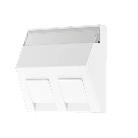 Centre plate for mounting adapter 30°, 2-gang, white