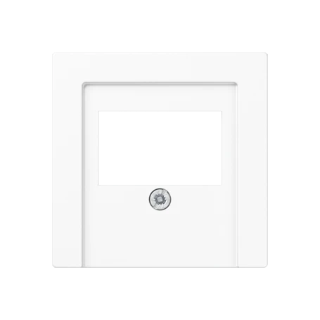 Abdeckung für TAE-Anschlussdosen, 1fach, alpinweiß