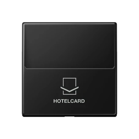 Key card holder, matt graphite black