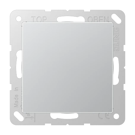 Blind-Abdeckung (gerastet), aluminium