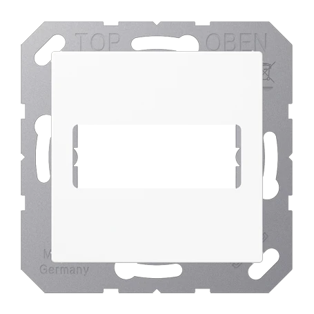 Afdekking, voor 1 D-subminiatuur connector, 9-/25-polig, alpine wit