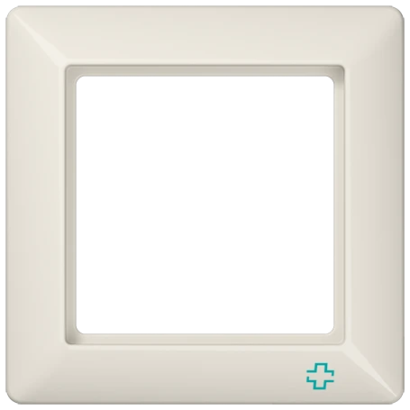 Afdekraam 1-voudig, wit