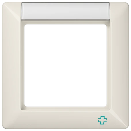 Afdekraam 1-voudig, wit