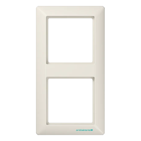 Rahmen 2fach, weiß (ivory)