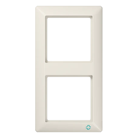 Afdekraam 2-voudig, wit