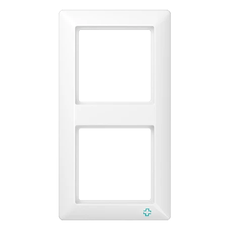 Afdekraam 2-voudig, alpine wit