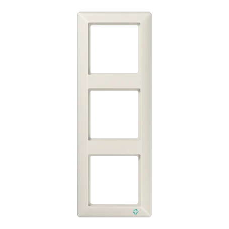 Afdekraam 3-voudig, wit