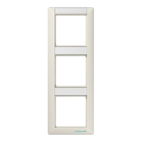 Rahmen 3fach, weiß (ivory)