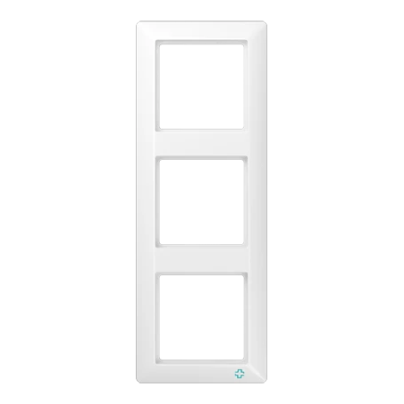 Afdekraam 3-voudig, alpine wit