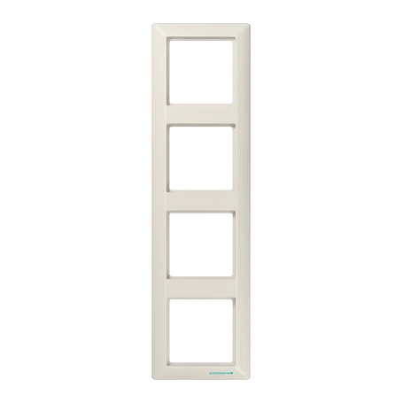 Rahmen 4fach, weiß (ivory)