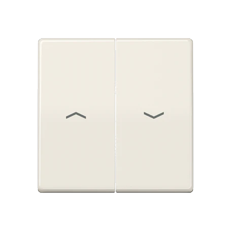 Rocker, with arrow symbols, ivory