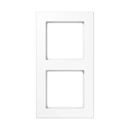 Frame 2-gang, white