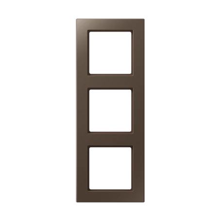 Frame 3-gang, mocha