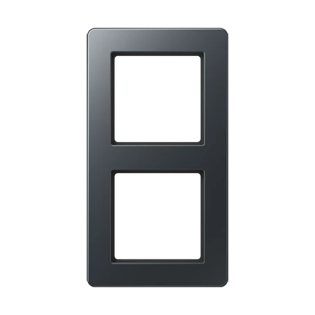 Rahmen 2fach, anthrazit matt