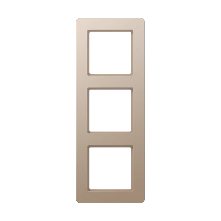 Afdekraam 3-voudig, champagne