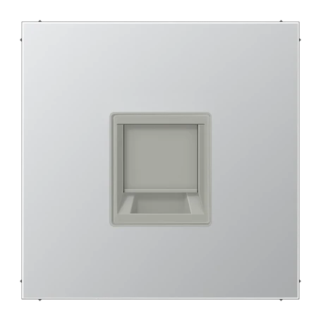 Afdekking (klikbevestiging) voor modular jack, 1-voudig, UMA-CAT6A, RADIALL, Panduit, Assmann, Aluminium