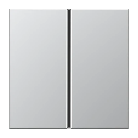 Cover kit 1-gang, F40, aluminium