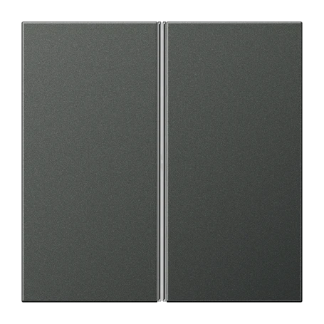 Cover kit 2-gang, F40, anthracite