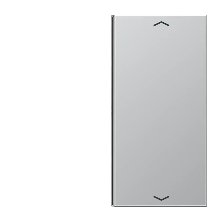 Cover 2-gang, F40, aluminium