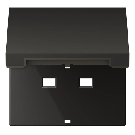 Hinged lid, for socket insert 521 G, anthracite