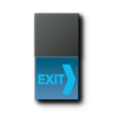 Signalisation LED « Orientation », Bleu, Titane
