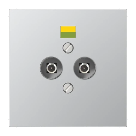 Potentiaal aardingscontactdoos, schroefklemmen, Aluminium