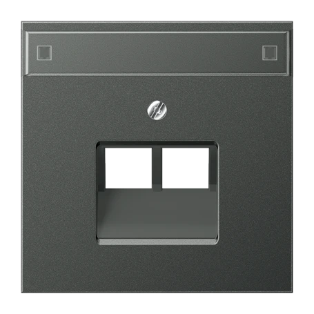 Afdekking voor IAE/UAE-aansluitdozen, 2 x 8-pole, Antraciet
