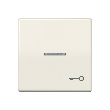 Rocker, symbol "door", with lens, ivory