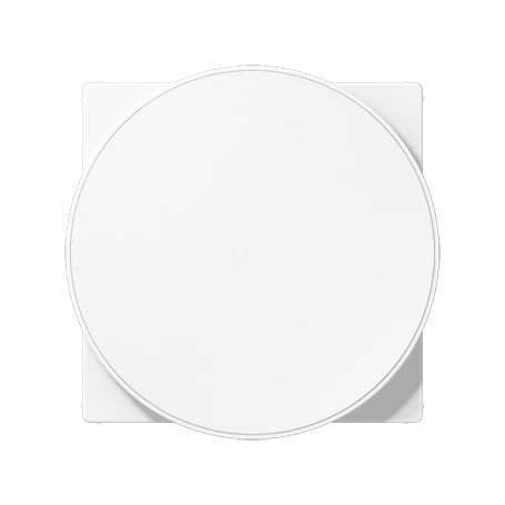Centre plate for wireless charging, thermoplastic lacquered, A range, matt snow white