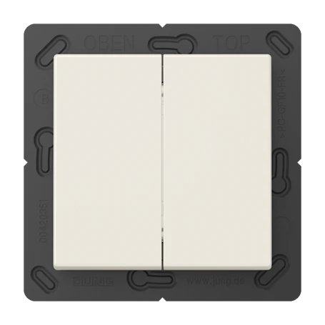 Bluetooth® Low Energy Funk-Wandsender, 4-kanalig, weiß (ivory)