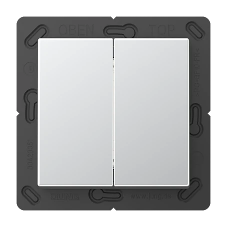 Bluetooth® Low Energy Funk-Wandsender, 4-kanalig, aluminium