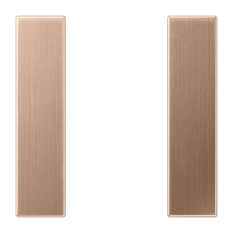 Cover kit 1-gang, F50, brushed bronze