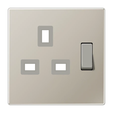 Centre plate for socket insert BS 2171 EINS and 3171 EINS, stainless steel