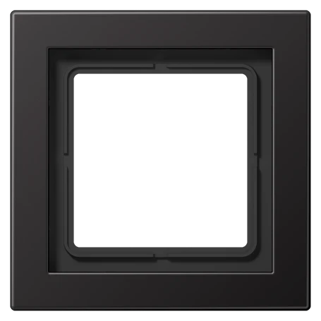 Frame 1-gang, suitable for British Standard installations (supporting frame 80 x 80), dark