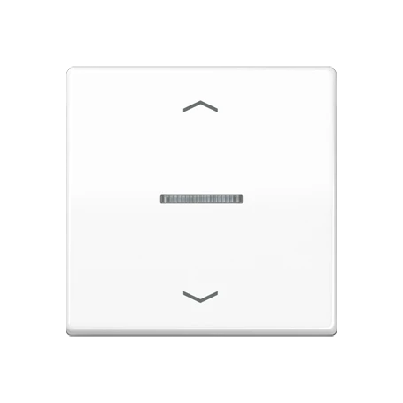 JUNG HOME push-button, with arrow symbols, with lens, Thermoplastic, white