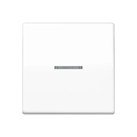 JUNG HOME push-button, with lens, white