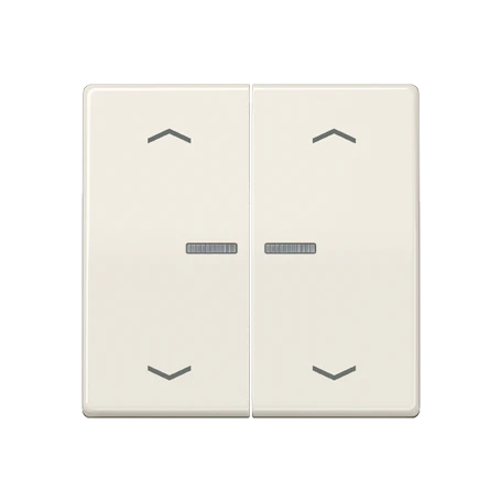 JUNG HOME push-button, with arrow symbols, with lens, ivory