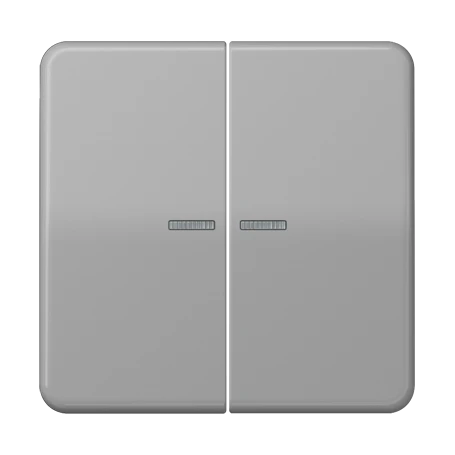 JUNG HOME push-button, with lens, grey