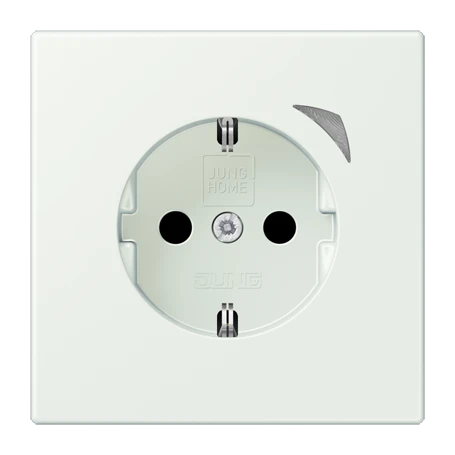 JUNG HOME SCHUKO® socket Energy, Safety Plus, outremer gris